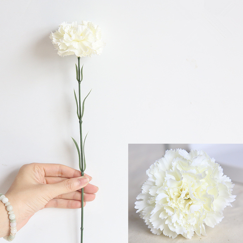 Single head multicolor carnation wholesale Artificial Flower Manufacturers