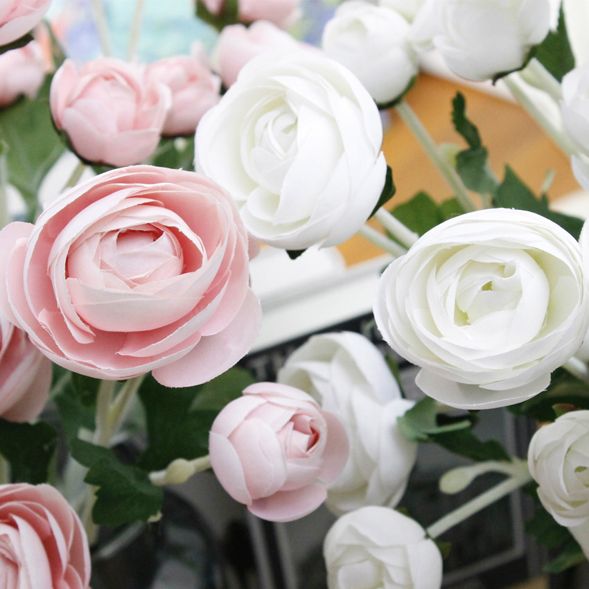 Simulation Ranunculus wholesale Artificial Flower Manufacturers