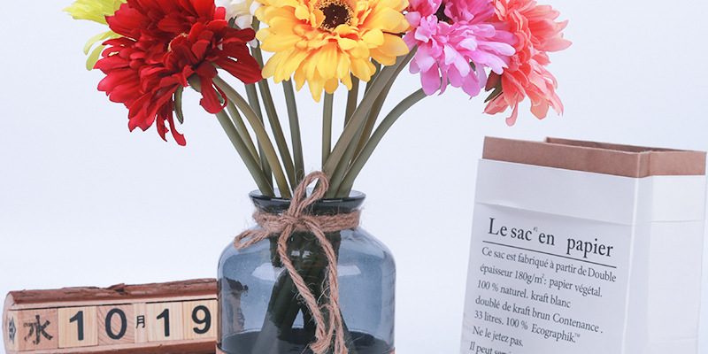 Home decoration simulation gerbera (7)