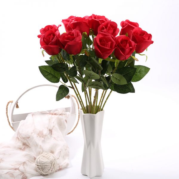 Artificial Rose Silk Flowers for Wedding Decoration Wholesale