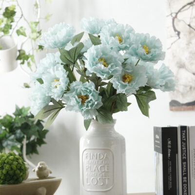 Artificial Peony Silk Flowers for Wedding and Wholesale