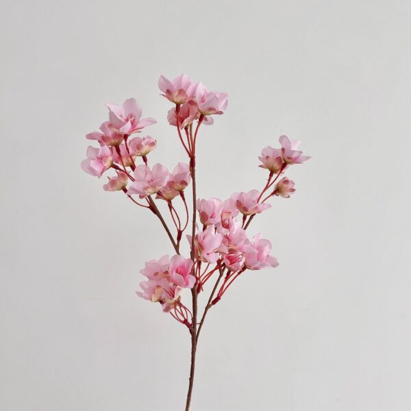 Artificial Cherry Blossom Short Branch Flowers 40cm for Home Decoration