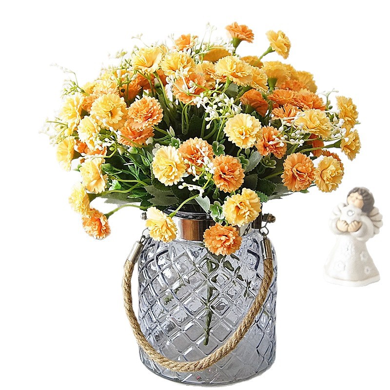 5CM Mini Artificial Carnation Flower Heads for DIY Wedding Decoration