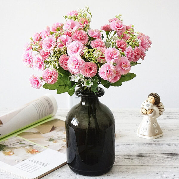 5CM Mini Artificial Carnation Flower Heads for DIY Wedding Decoration