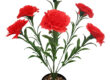 7-Stem Artificial Carnation Bouquet for Home Decoration and DIY Gifts