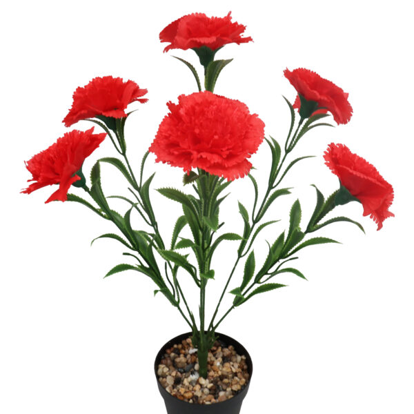 7-Stem Artificial Carnation Bouquet for Home Decoration and DIY Gifts
