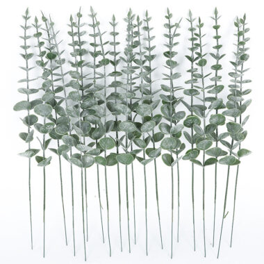 Artificial Eucalyptus Leaf Stem Green Branch for Wedding and Home Decor