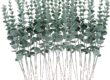 Artificial Eucalyptus Leaf Stem Green Branch for Wedding and Home Decor
