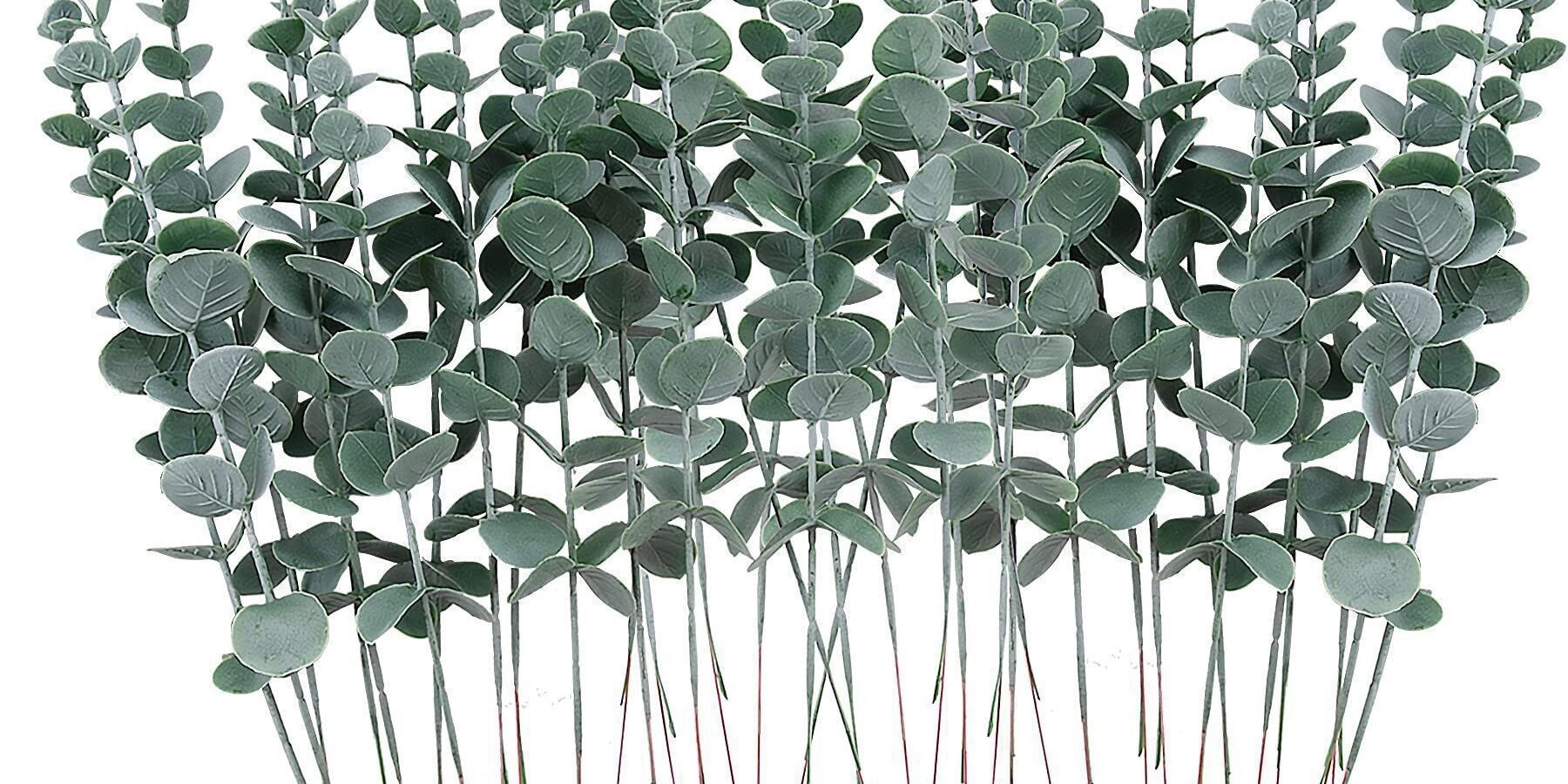 Artificial Eucalyptus Leaf Stem Green Branch for Wedding and Home Decor
