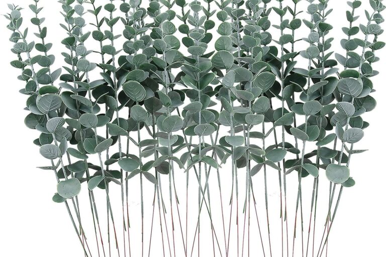 Artificial Eucalyptus Leaf Stem Green Branch for Wedding and Home Decor