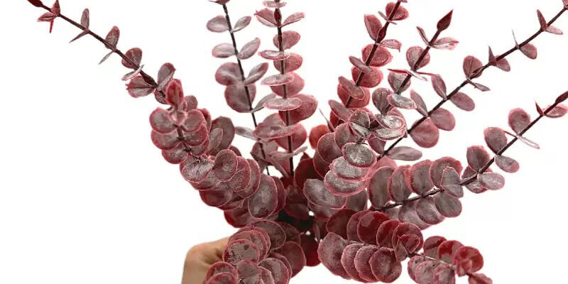 Artificial Eucalyptus Leaf Stem Green Branch for Home Decor & Wedding Wholesale (6)