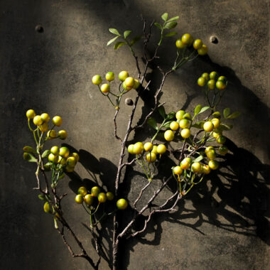 Artificial Red Fortune Berries for Table Decor and Home Ornament