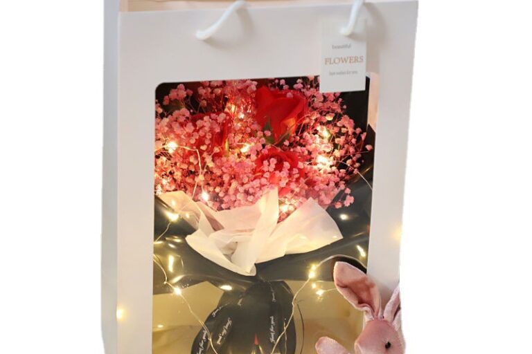 Preserved Sunflower Bouquet with Artificial Babysbreath Gift for Her